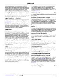 ISL8205MIRZ-T Datasheet Page 16