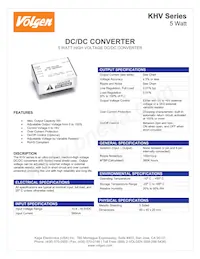 KHV12-2.0K2500N Datasheet Cover
