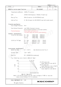 KRS25F-24 Datasheet Pagina 2