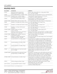 LTC4097EDDB Datasheet Page 20