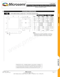 LX2205ILQ-TR Datasheet Page 14
