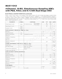 MAX11043ATL+T Datasheet Page 6