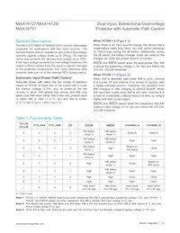 MAX14731EWV+ Datasheet Page 12