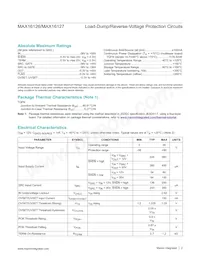 MAX16126TCC/V+T Datasheet Page 2