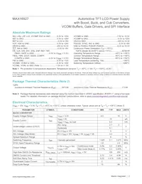 MAX16927GTM/V+T Datasheet Page 2