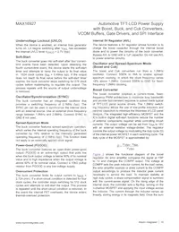 MAX16927GTM/V+T Datasheet Page 16