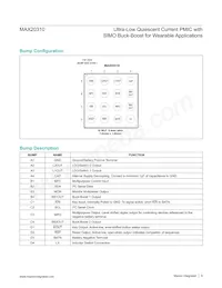 MAX20310AEWE+T Datasheet Page 9