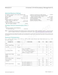 MAX20317EWP+ Datasheet Page 2
