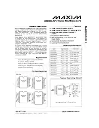 MAX310C/D Datasheet Copertura
