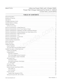 MAX77278EWB+T Datasheet Page 2