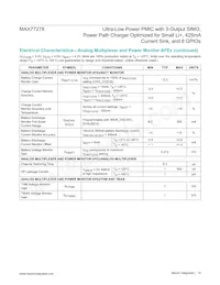 MAX77278EWB+T Datasheet Page 14