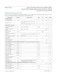 MAX77278EWB+T Datasheet Page 20