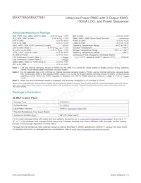 MAX77640AEWV+T Datasheet Page 6
