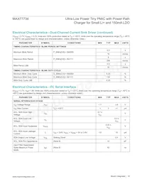 MAX77734CENP+T 데이터 시트 페이지 18