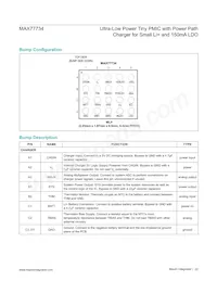 MAX77734CENP+T Datasheet Pagina 22