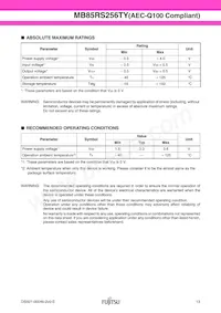 MB85RS256TYPNF-GS-BCERE1 Datasheet Page 13