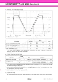 MB85RS256TYPNF-GS-BCERE1 Datasheet Page 18