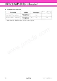 MB85RS256TYPNF-GS-BCERE1 Datasheet Page 20