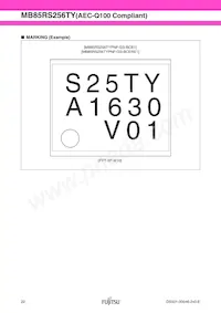 MB85RS256TYPNF-GS-BCERE1 Datasheet Page 22