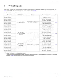 MC33PF3000A6ES Datasheet Page 3