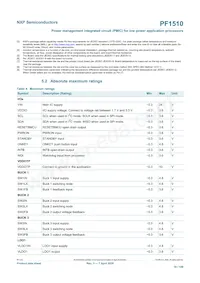 MC34PF1510A7EP Datasheet Pagina 10