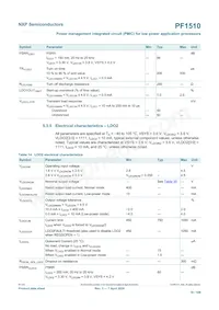 MC34PF1510A7EP Datasheet Page 18