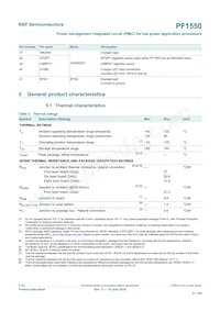 MC34PF1550A7EP Datasheet Page 9