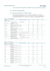 MC34PF1550A7EP Datasheet Page 12