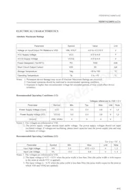 MD56V62160M-7TAZ0AX Datasheet Page 4