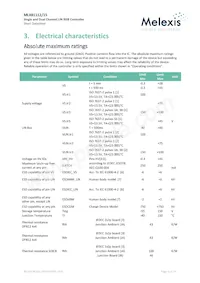 MLX81115KLQ-AAD-100-SP Datasheet Page 6