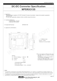MPDRX313S Datasheet Cover