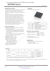 MPM01 Datasheet Cover