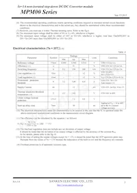 MPM01 Datasheet Page 3