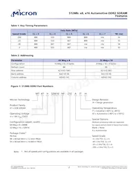 MT47H64M8SH-25E AAT:H Datasheet Page 2