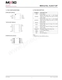 MX25L12873FMI-10G Datasheet Page 7