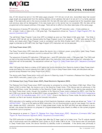 MX25L1606EPI-12G Datasheet Page 22