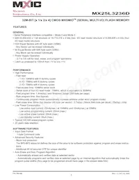 MX25L3236DM2I-10G Datasheet Pagina 5