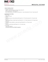 MX25L3236DM2I-10G Datasheet Pagina 6