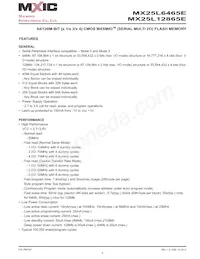 MX25L6465EMI-10G Datasheet Page 5