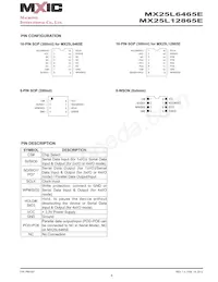 MX25L6465EMI-10G Datasheet Page 8