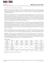 MX25L6475EM2I-10G Datasheet Page 22