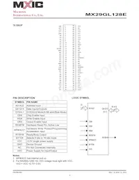 MX29GL128EUT2I-11G Datasheet Page 4