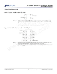 N25Q256A73ESF40G TR Datasheet Page 8