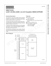 NM27C020V150 Datasheet Cover