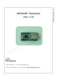 NM7010B+數據表 封面