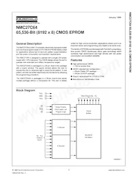 NMC27C64N150 Datasheet Cover