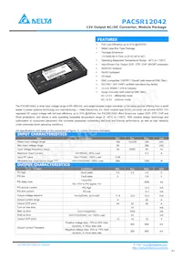 PACSR12042S Datasheet Cover