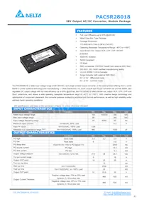 PACSR28018S Datasheet Cover
