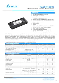 PACSR48006S Datasheet Cover