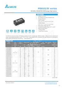 PD01S1209A Datasheet Cover